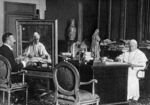 Pope Pius X in his study