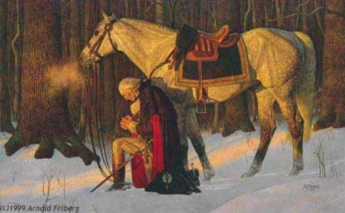 GeorgeWashingtonPray